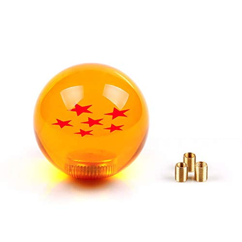 6 Star RASTP Dragon Ball Z Star Manual Gear Stick Shift Knob Universal Gear Shifter Knobs with Adapter Fits Most Car 6 Star RASTP Dragon Ball Z Star Manual Gear Stick Shift Knob Universal Gear Shifter Knobs with Adapter Fits Most Car